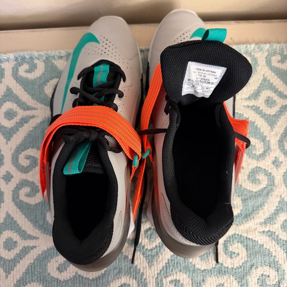 Nike Savaleos Gray Fog Clear Emerald Power Lifting Weightlifting Shoes-Men’s 8.5 - Picture 8 of 8